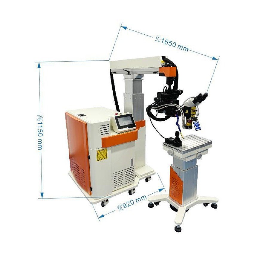 New Air-Cooled System CCD Positioning Auto-Focus 200W Jewelry Electronic Mold Repair Precision YAG Fiber Laser Mold Welding - Image 2
