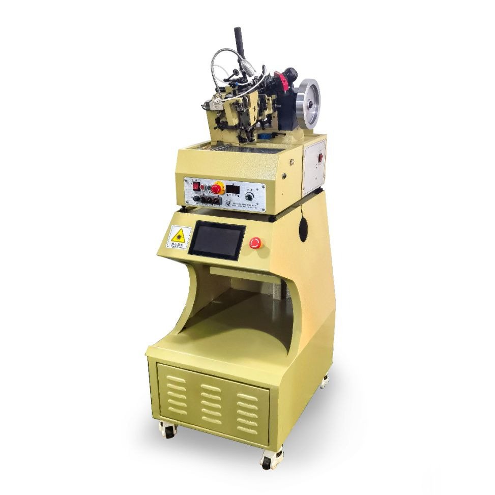 Chain machine high speed laser welding